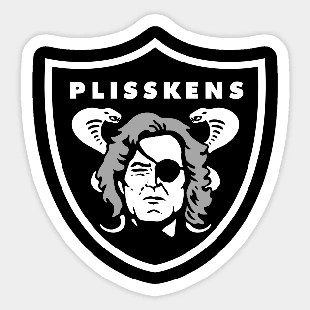 Plisskens Sticker by demonigote